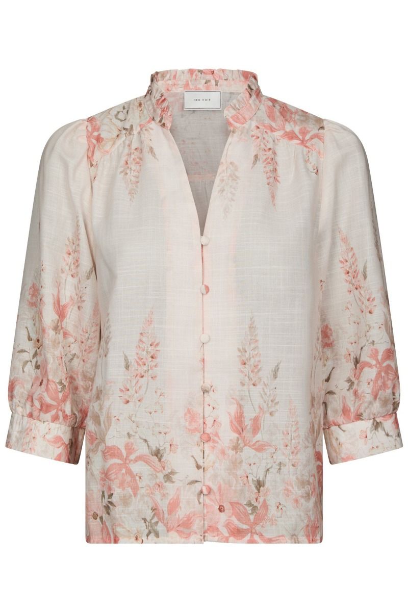 Neo Noir - Bluse - Roselle Blooming Blouse - Misty Rose (Levering midt april)