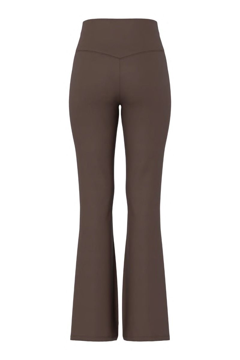 Pieces - Bukser - Roya Lounge Hw Pants - Hot Fudge