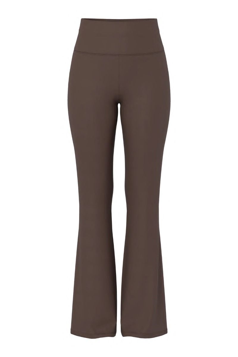 Pieces - Bukser - Roya Lounge Hw Pants - Hot Fudge