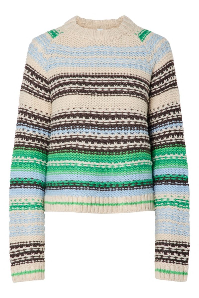 Y.A.S - Strik - Bibi LS Knit Pullover - Clear Sky