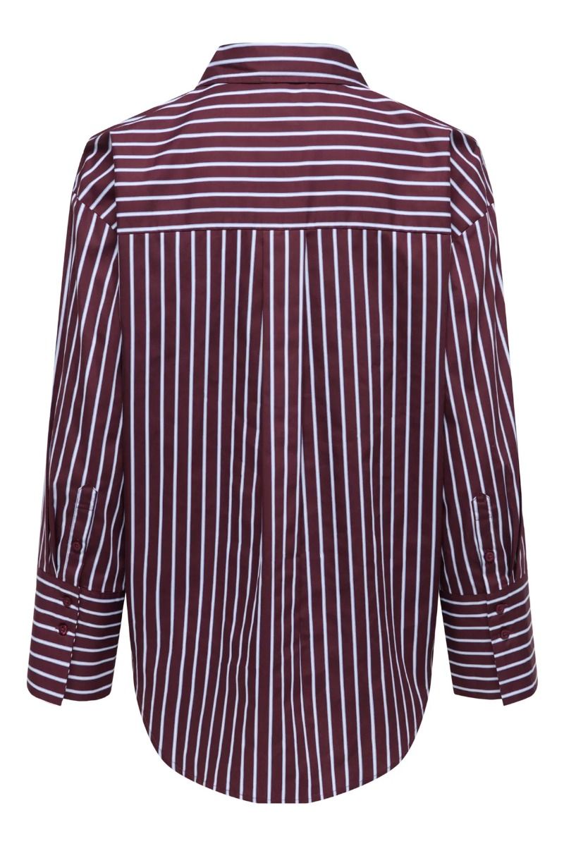 JDY - Skjorte - Serena L/S Shirt - Port Royale/Cashmere Blue/Cloud Dancer