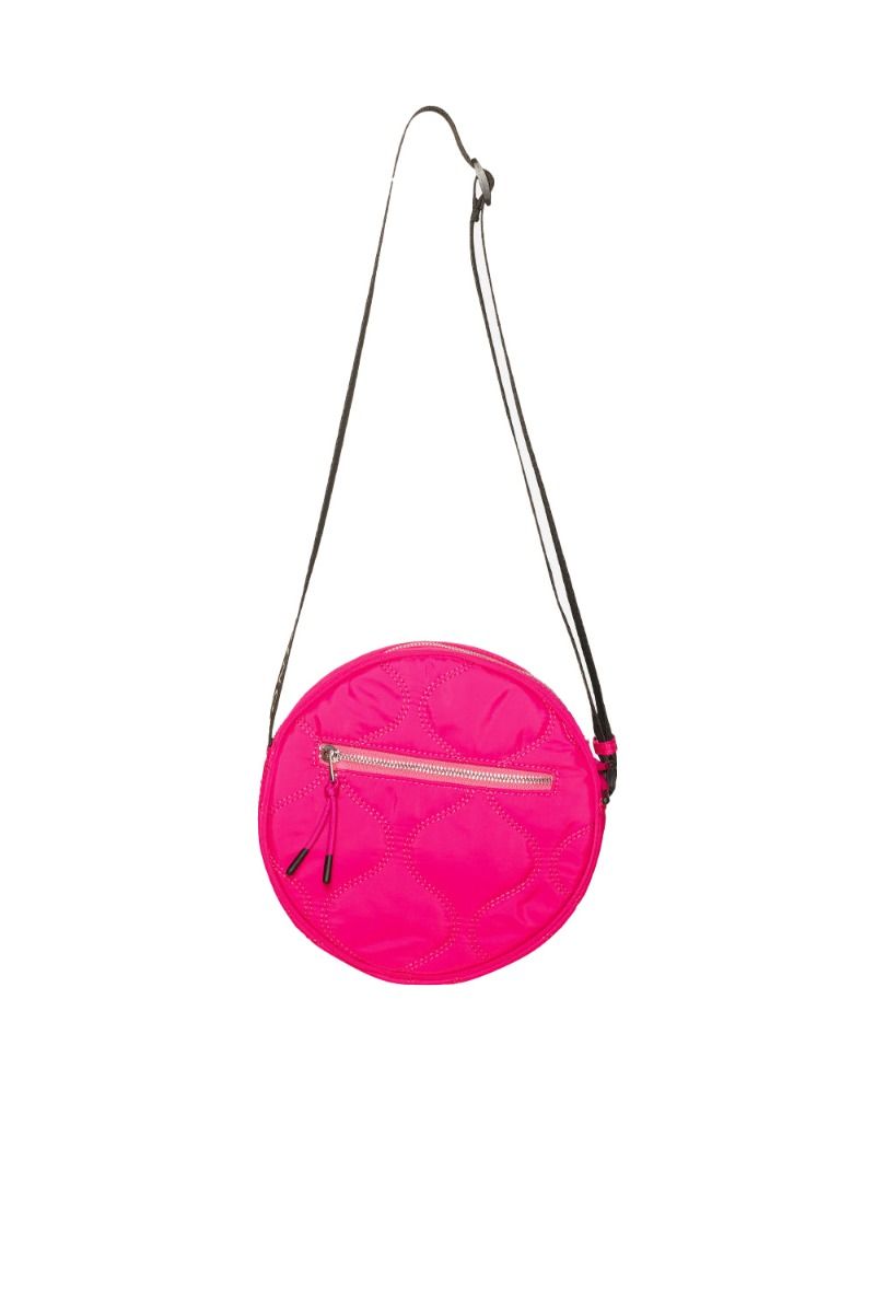 Noella - Taske - Sammy Round Quilted Bag - Magenta