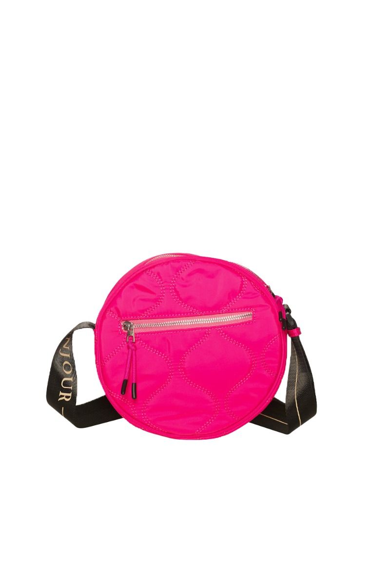 Noella - Taske - Sammy Round Quilted Bag - Magenta