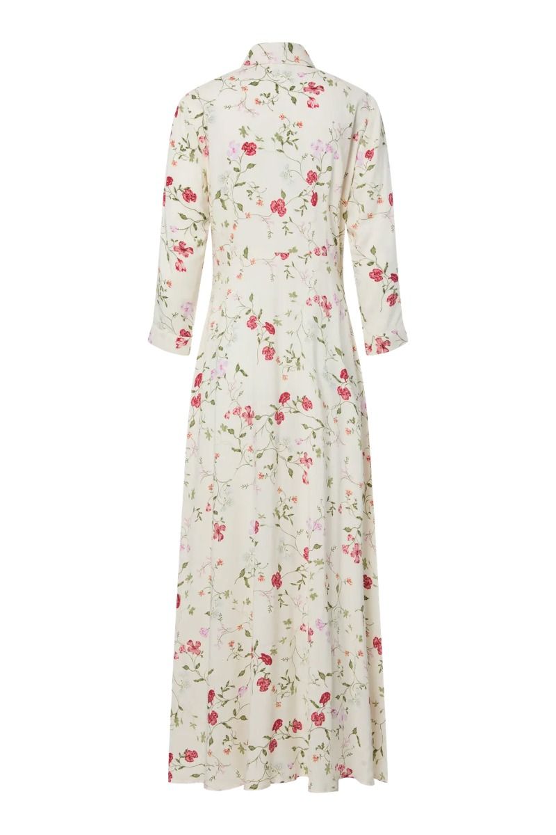 Y.A.S - Kjole - Savanna Long Shirt Dress - Pristine Botalia