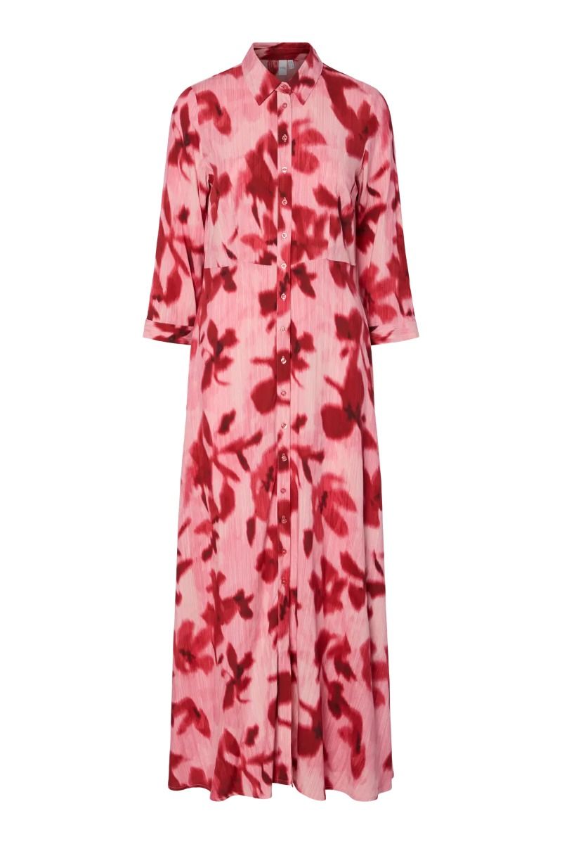 Y.A.S - Kjole - Savanna Long Shirt Dress - Moonlite Mauve Cammy (Levering midt februar)