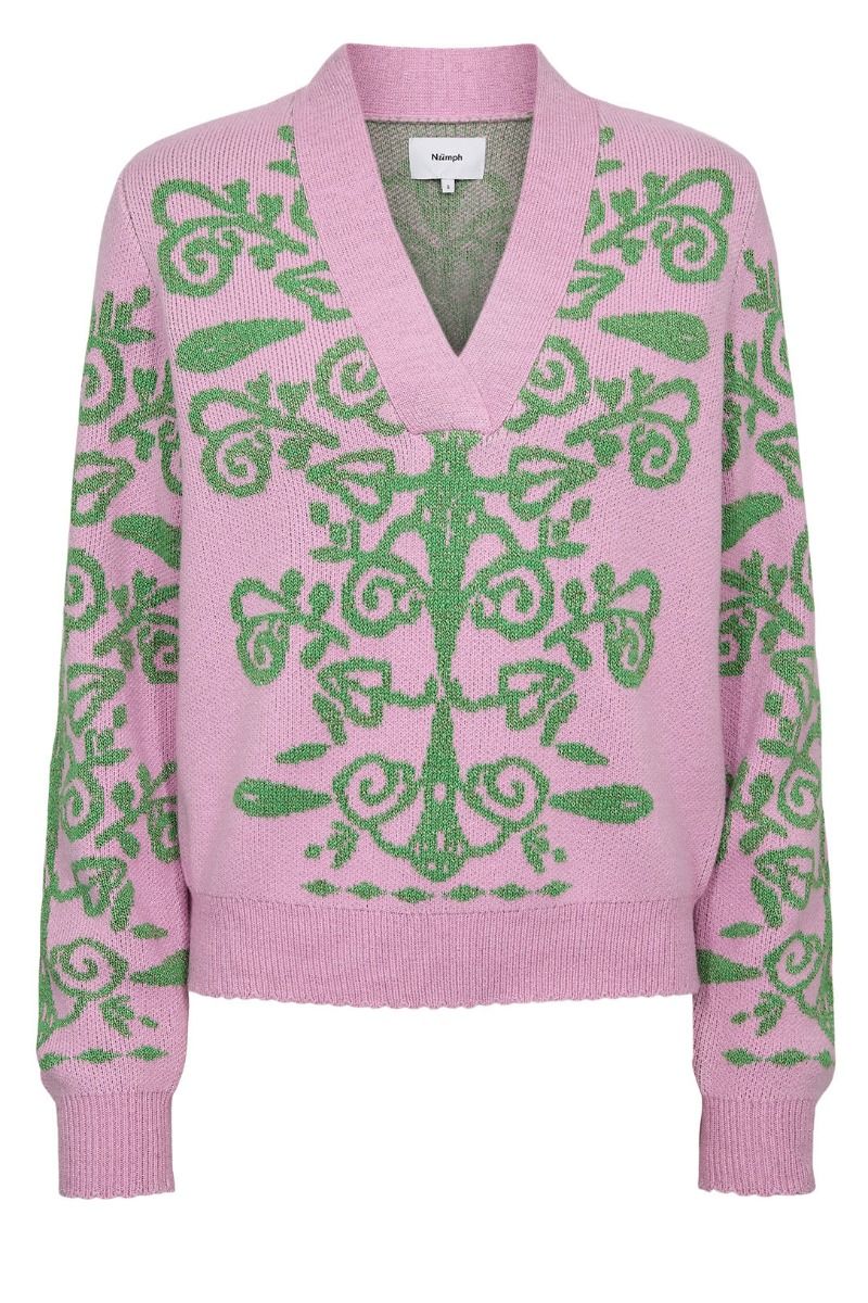 Nümph - Strik -Seida Pullover - Lilac Sachet 