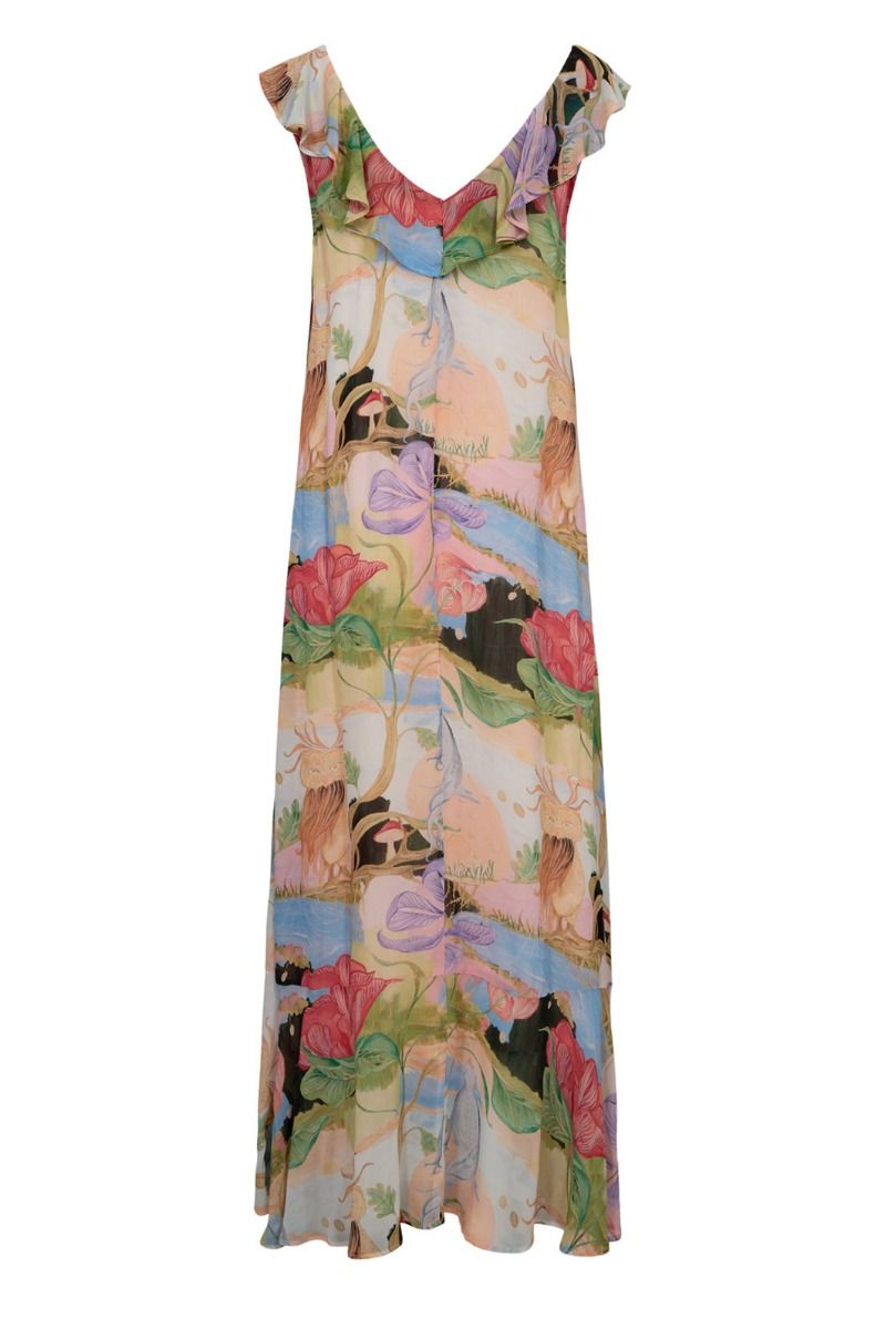 Nümph - Kjole - Nushailyn Maxi Dress - Airy Blue