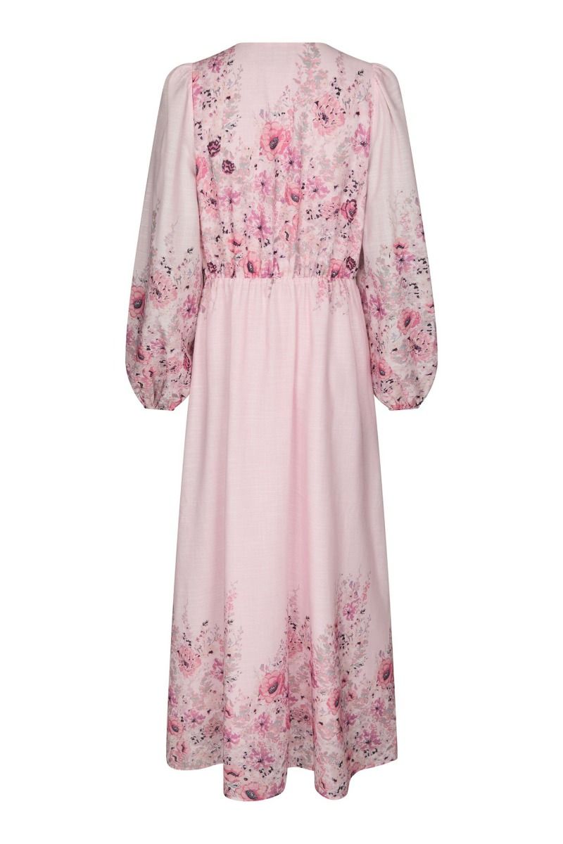 Neo Noir - Kjole - Silfi Flower Print Dress - Dusty rose (Levering midt april)