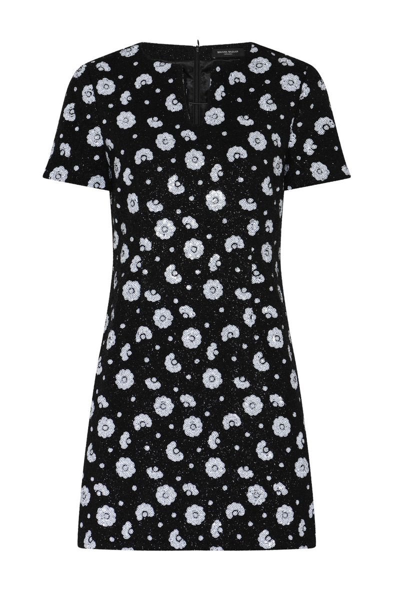 Bruuns Bazaar - Kjole -  Brittle Silja dress - Black