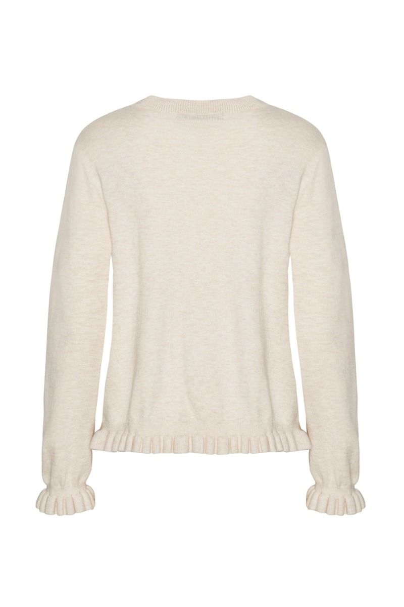 Continue - Cardigan - Sisse Solid - Sand 750