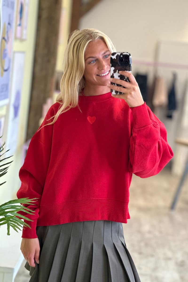 Sisters Point - Sweatshirt - HIKE-SW7 - Ruby