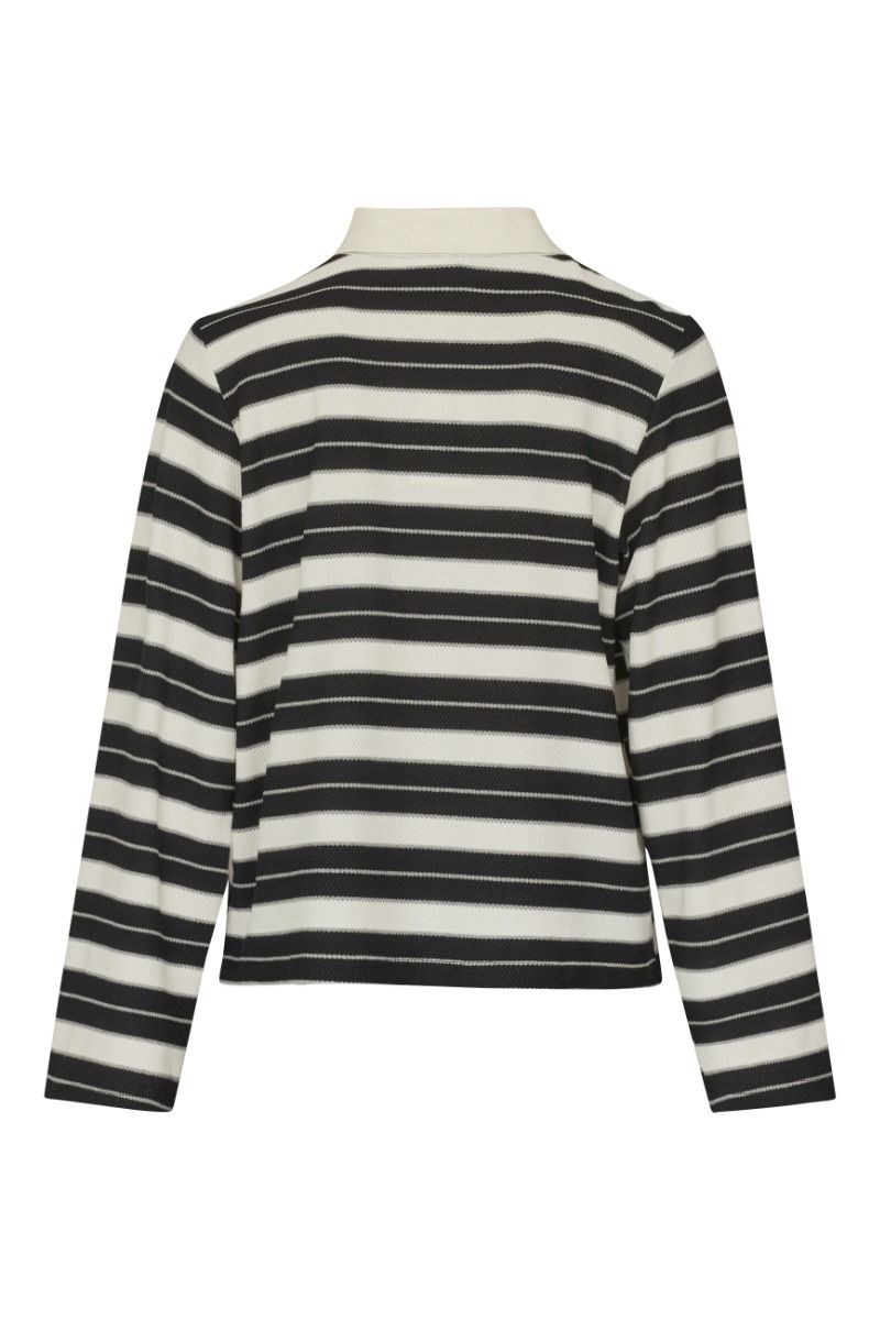 Sisters Point - Bluse - Evasa-LS - Cream/Black 