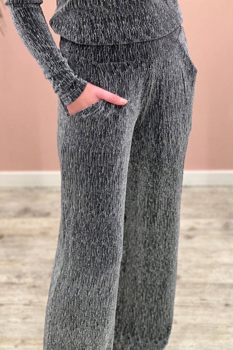 Sisters Point - Bukser - VYLA-PA1 - Black/Silver