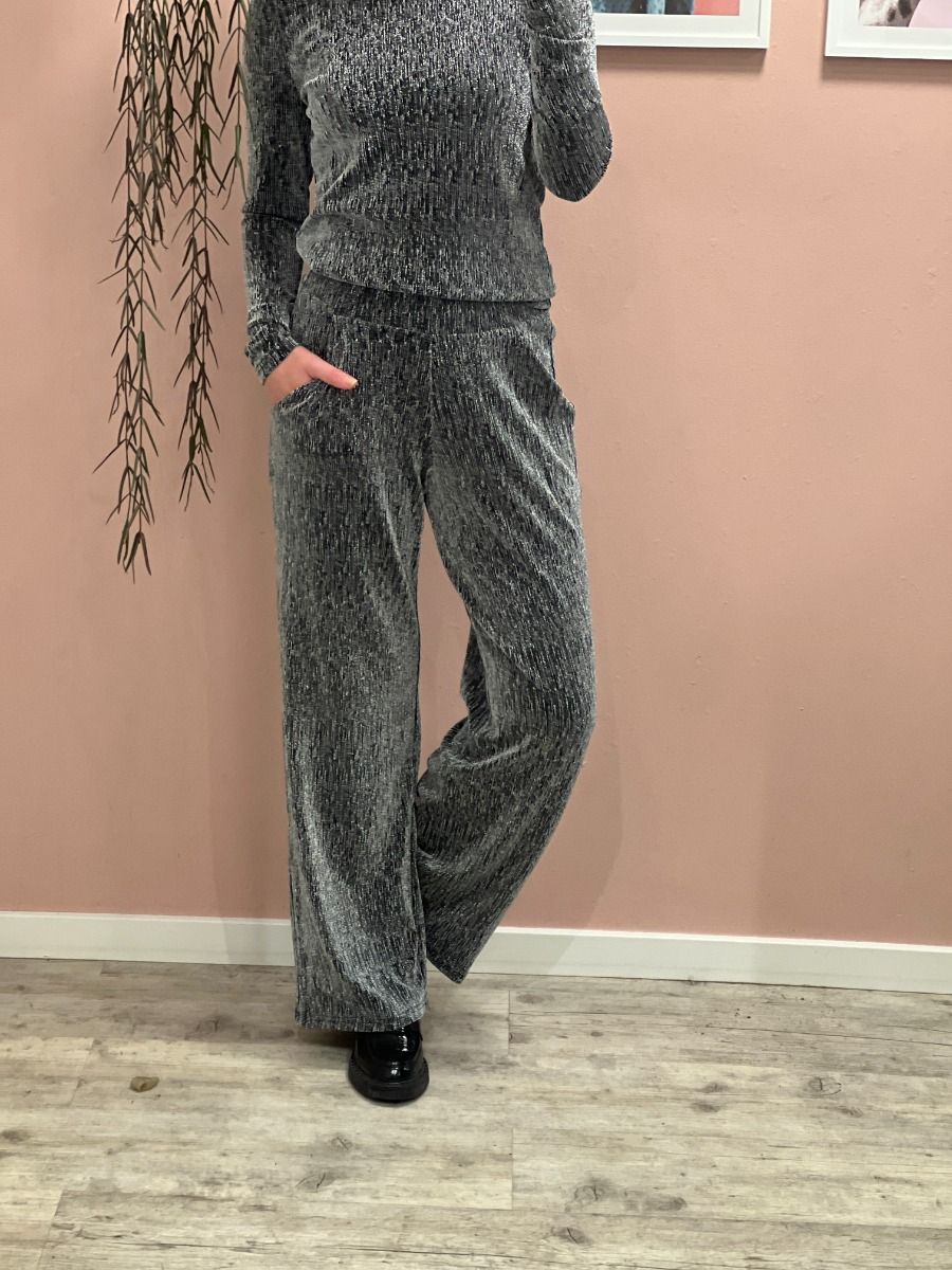 Sisters Point - Bukser - VYLA-PA1 - Black/Silver