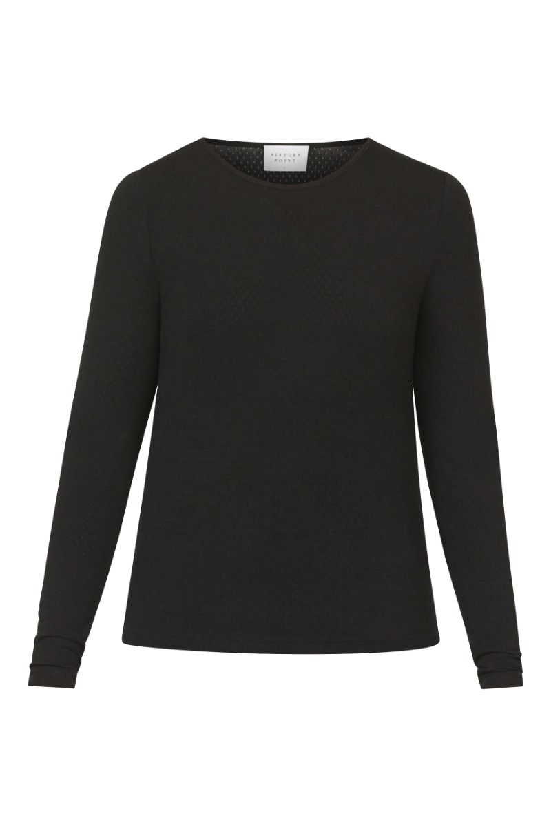 Sisters Point - Bluse - ESEMA-LS - Black