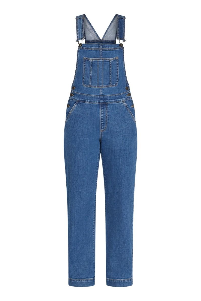 Sisters Point - Jumpsuit - Onea-Overall - Mid Blue Wash