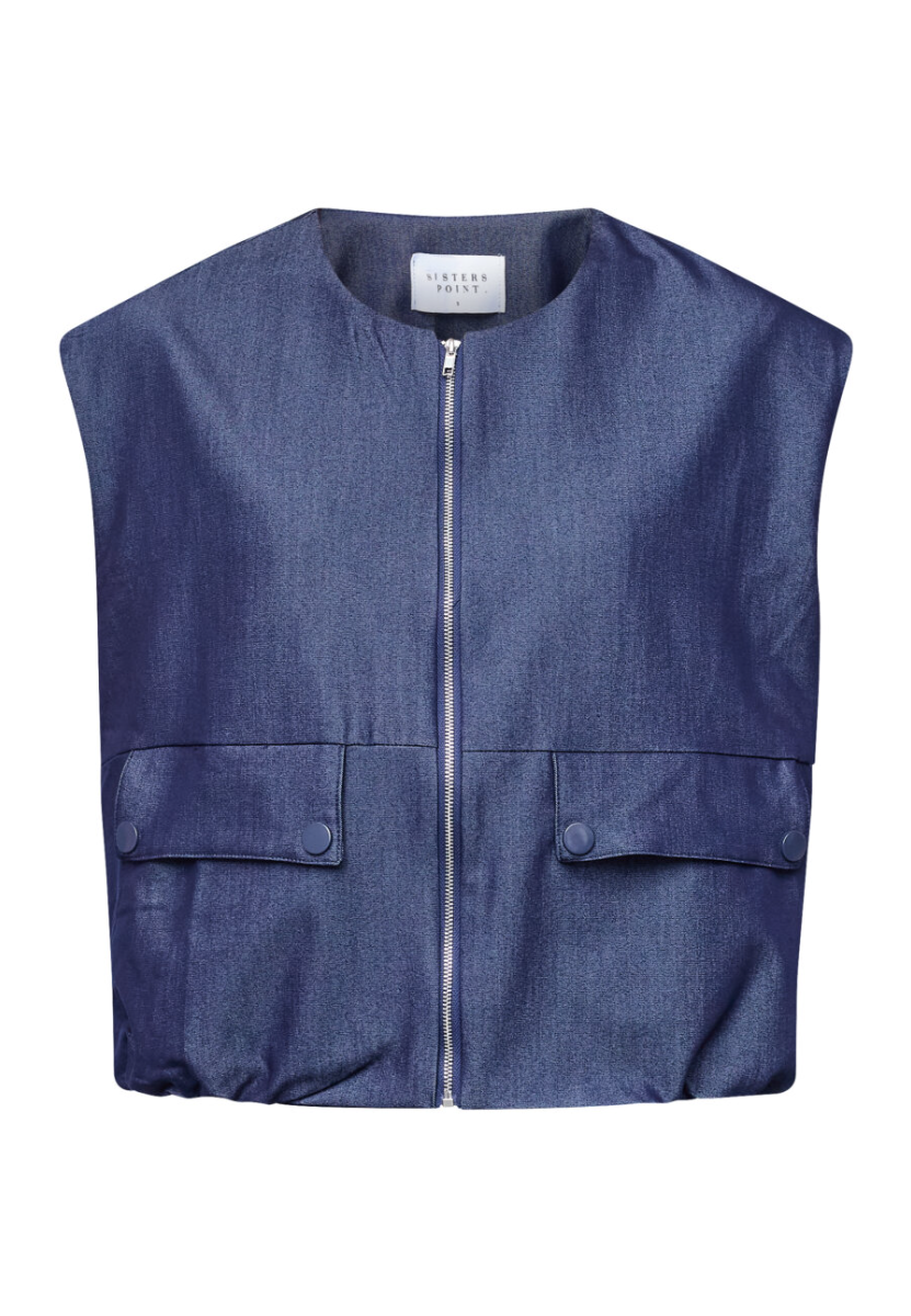 Sisters Point - Vest - Garwin-VE5 - Denim