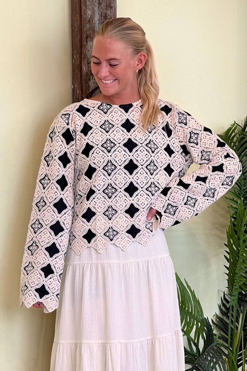 Sisters Point - Bluse - Ecia-Pu - Bamboo/Black