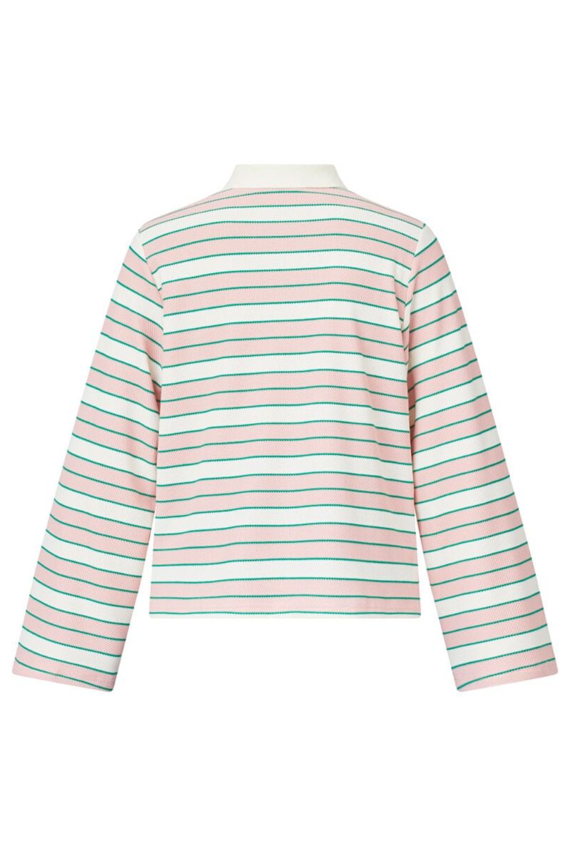 Sisters Point - Bluse - Evasa-LS - Cream/L. Pink