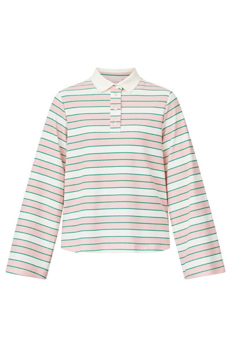 Sisters Point - Bluse - Evasa-LS - Cream/L. Pink