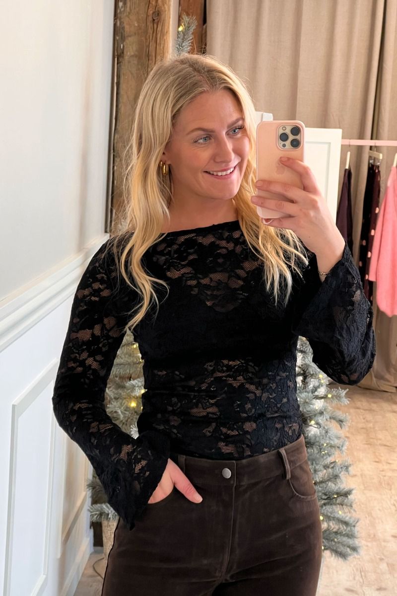 Sisters Point - Bluse - Vitas-LS - Black