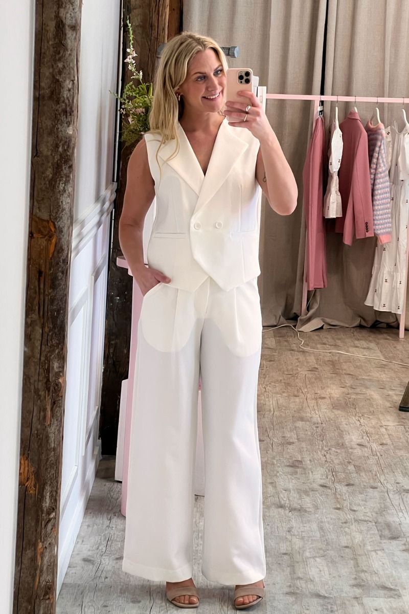 Sisters Point - Bukser - Great-PA3 - Cream