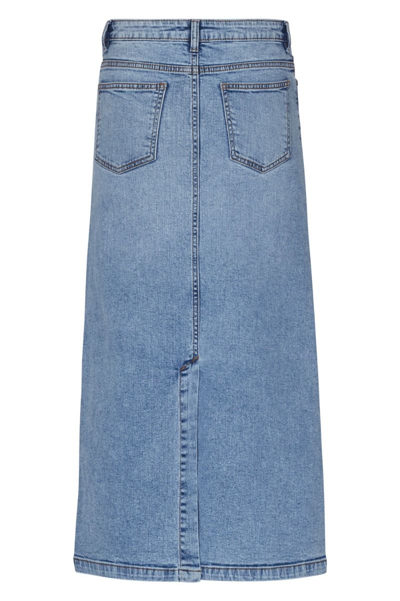 Sisters Point - Nederdel - Olia Skirt - Blue Used/Pearls