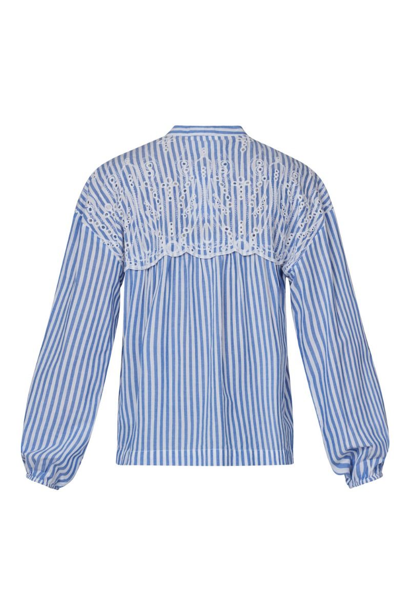 Sisters Point - Skjorte - ILUA-SH1 - White/Blue