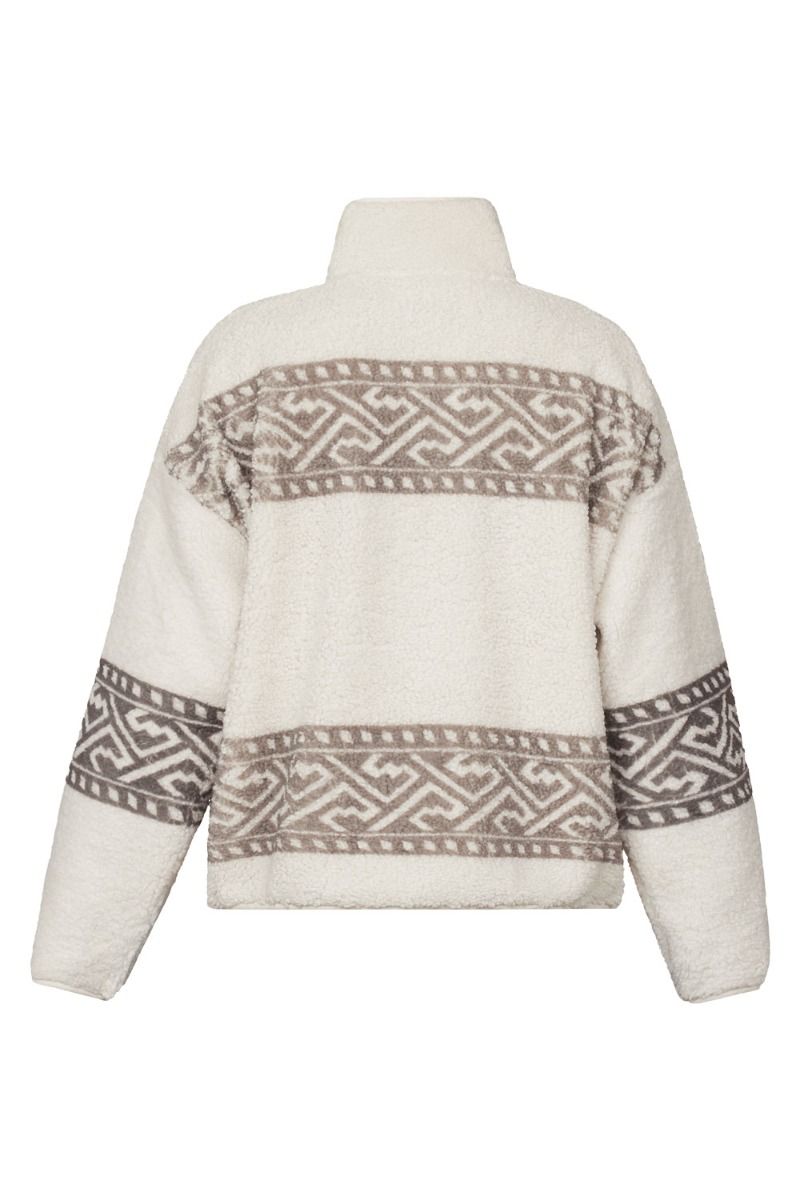 Sisters Point - Sweat - Hosa Teddy - Cream/D. Grey
