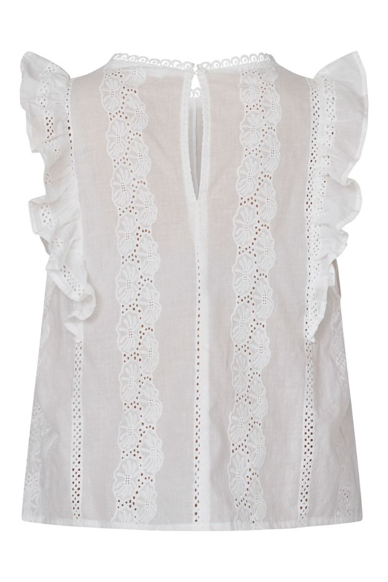 Sisters Point - Top - Noro-Top - White