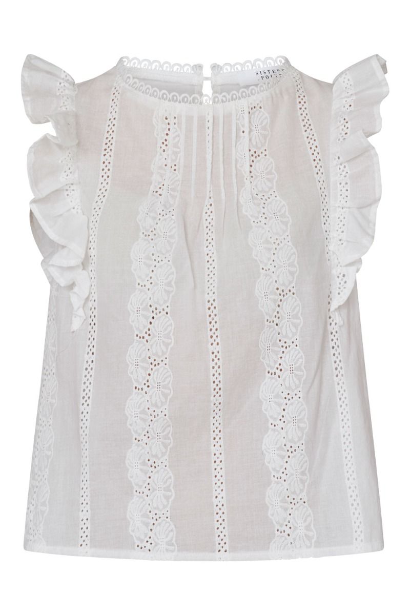 Sisters Point - Top - Noro-Top - White