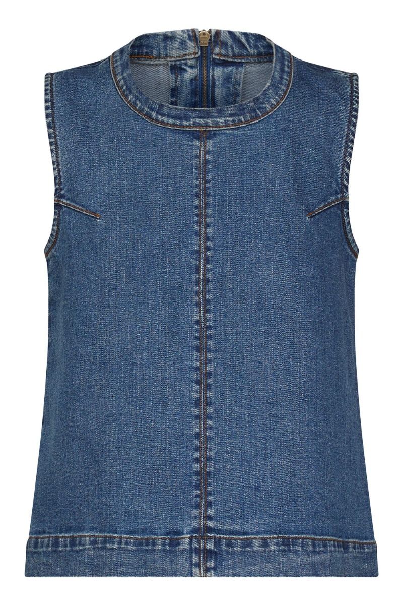 Sisters Point - Top - Ovea Top - Mid Blue Wash