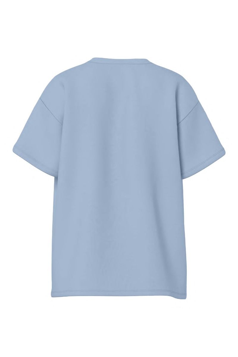 Pieces - T-shirt - Skylar SS Oversized Tee - Cashmere Blue