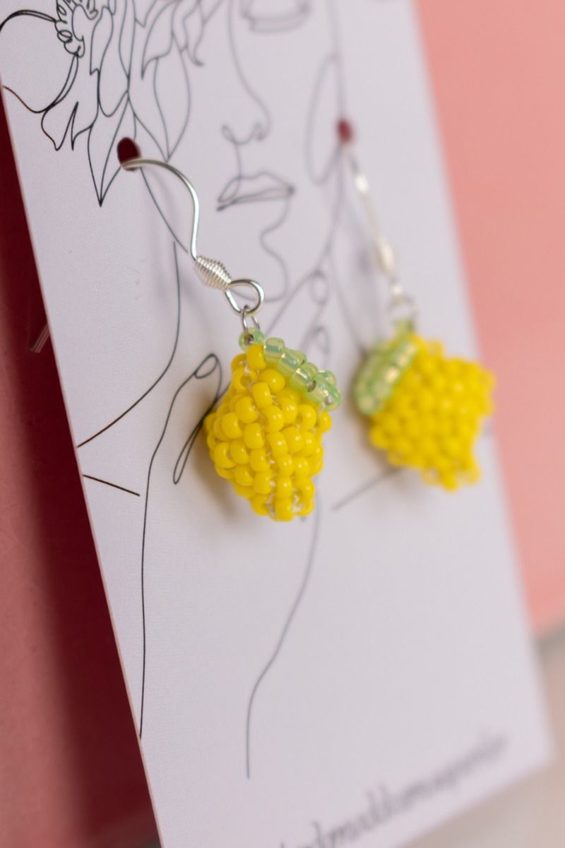 Små Perler - Øreringe - Sweet Lemons - Sølv