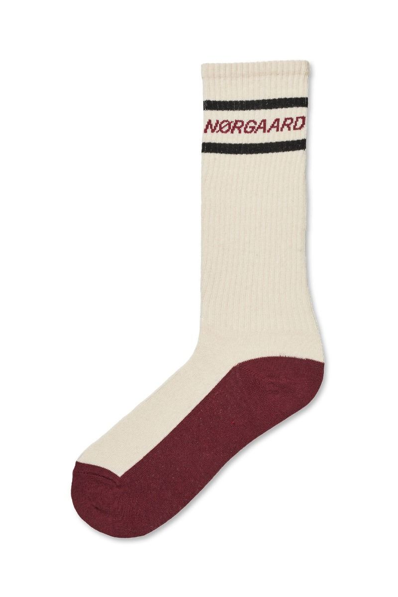 Mads Nørgaard - Strømper - Sock Single Sport Longo - Off White