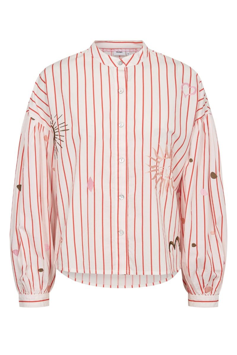 Nümph - Skjorte - Soleima Shirt - Cloud Dancer 