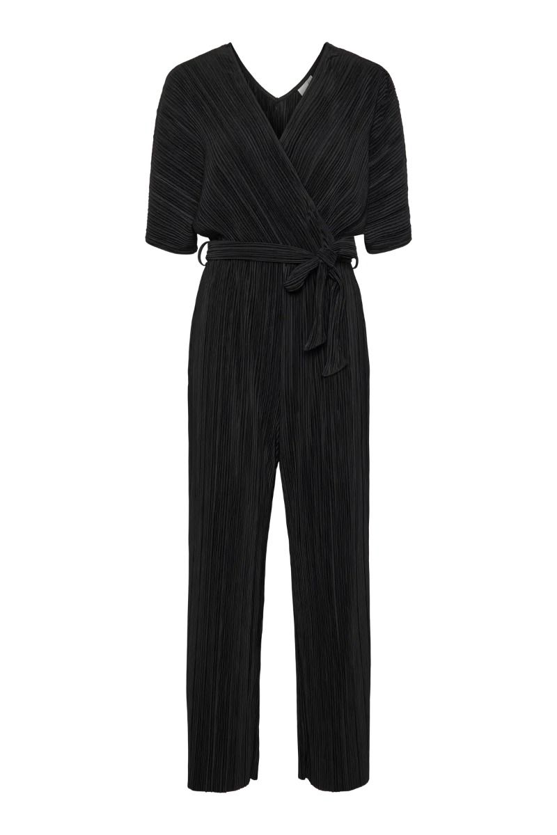 Y.A.S - Jumpsuit - Olinda SS Ankle Jumpsuit - Black