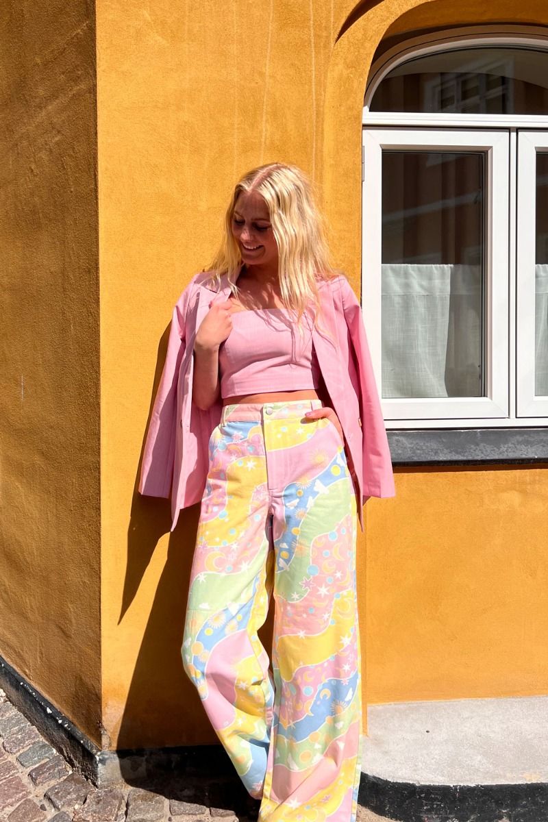 Something New - Bukser - SN Claudia Wide Pant - Potpourri