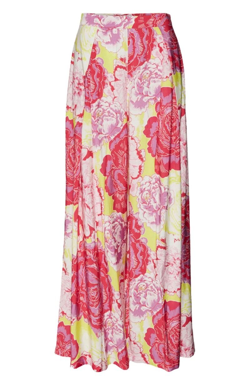 Something New - Bukser - SN Flora HW Pleated Pant - Yellow Plum