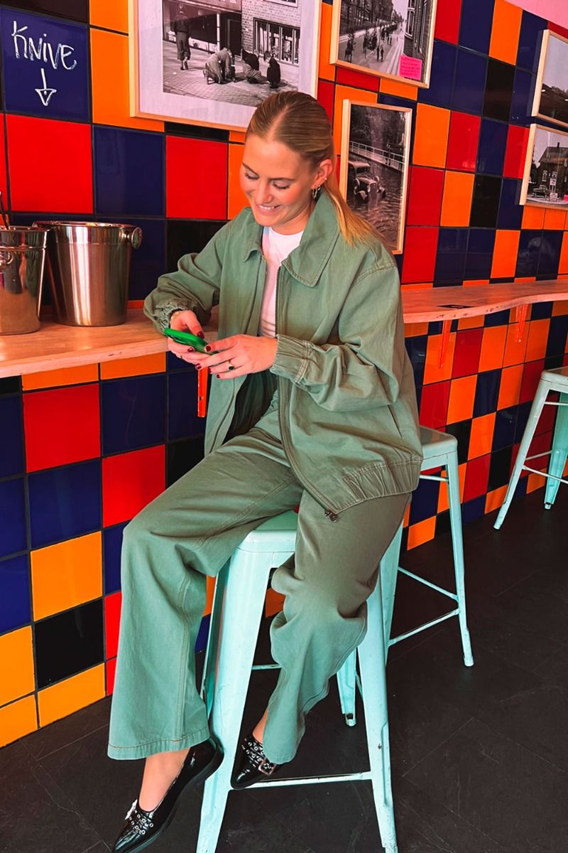 Something New - Jakke - SN Cam LS Shacket - CHL Watercress