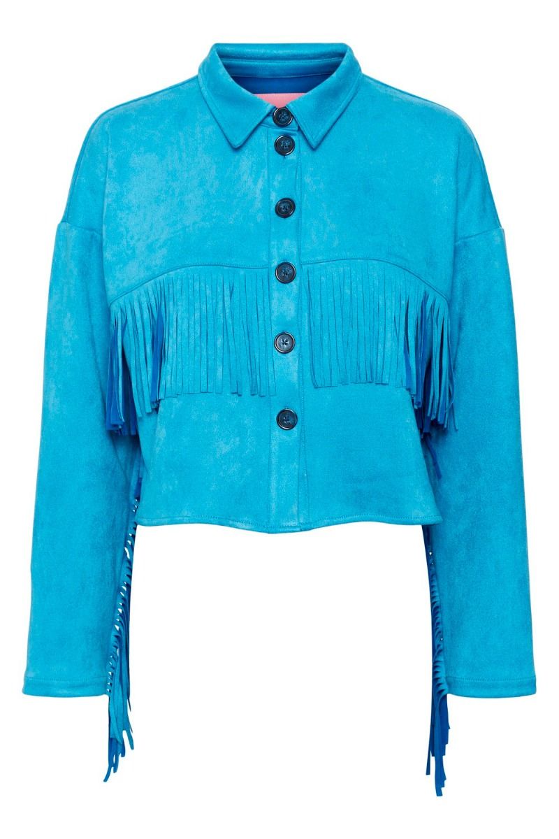 Something New - Jakke - SN Nadia Fringe Short Jacket - Bar Blithe
