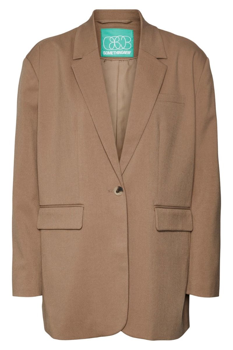 SOMETHINGNEW - SN Naomi LS Oversize Blazer - Caribou