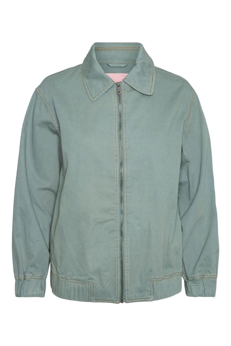 Something New - Jakke - SN Cam LS Shacket - CHL Watercress