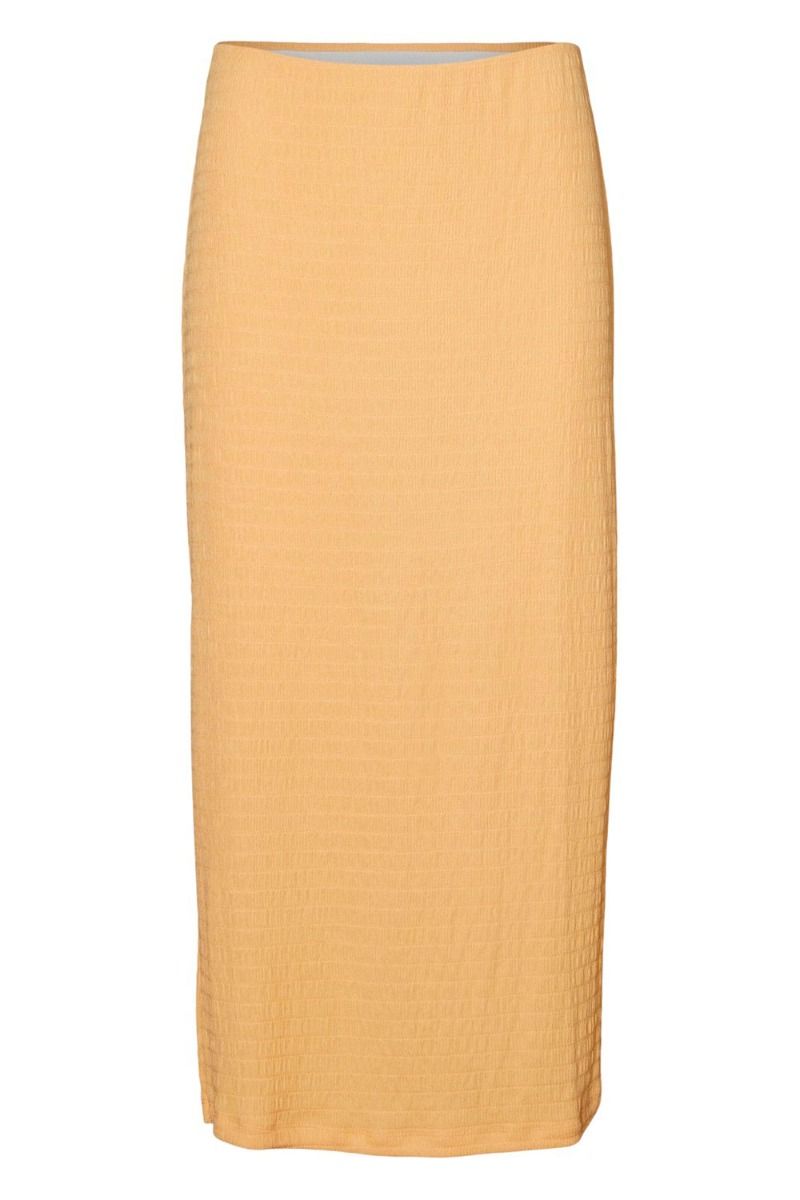 Something New - Nederdel - SN Ada Hw Calf Skirt - Apricot Sherbet