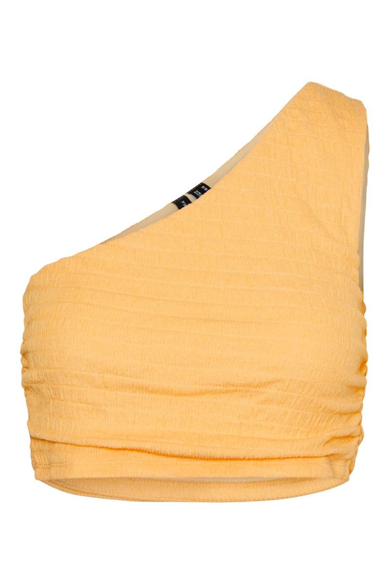 Something New - Top - SN Ada One Shoulder Tube Top - Apricot Sherbet