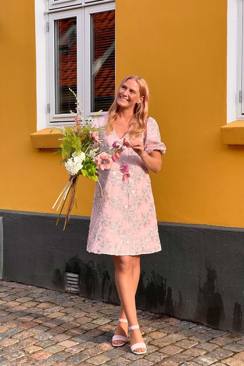 Loved by Lykke - Kjole - Sparkle Dress - Rose