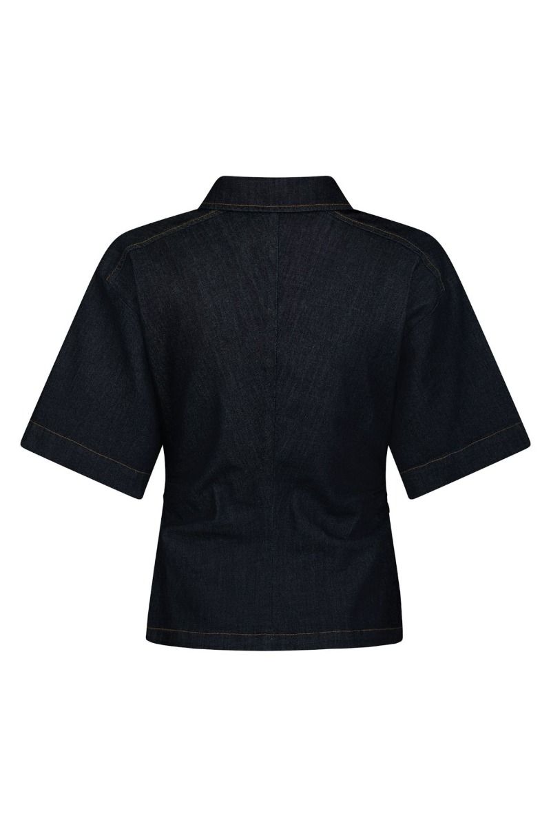Neo Noir - Bluse - Spenda Denim Blouse - Dark Blue