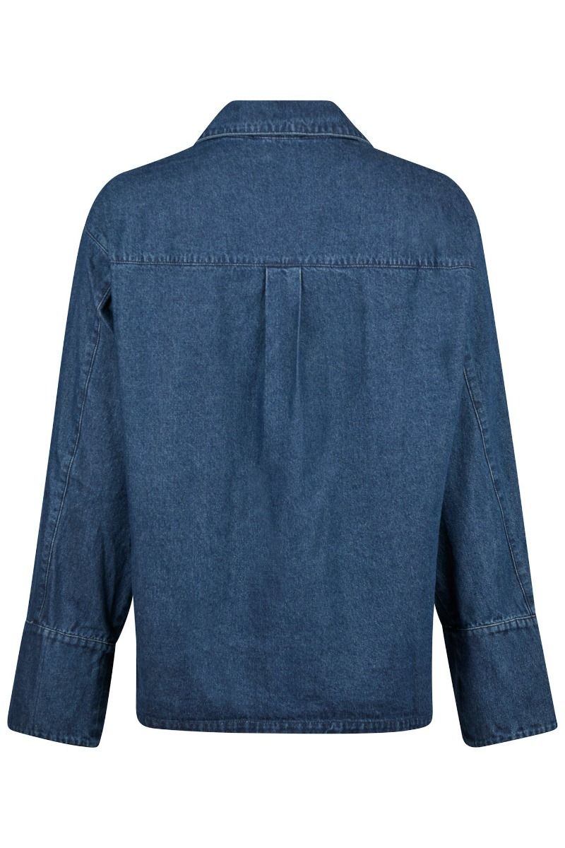 Neo Noir - Skjorte - Starlie Denim Shirt - Dark Blue