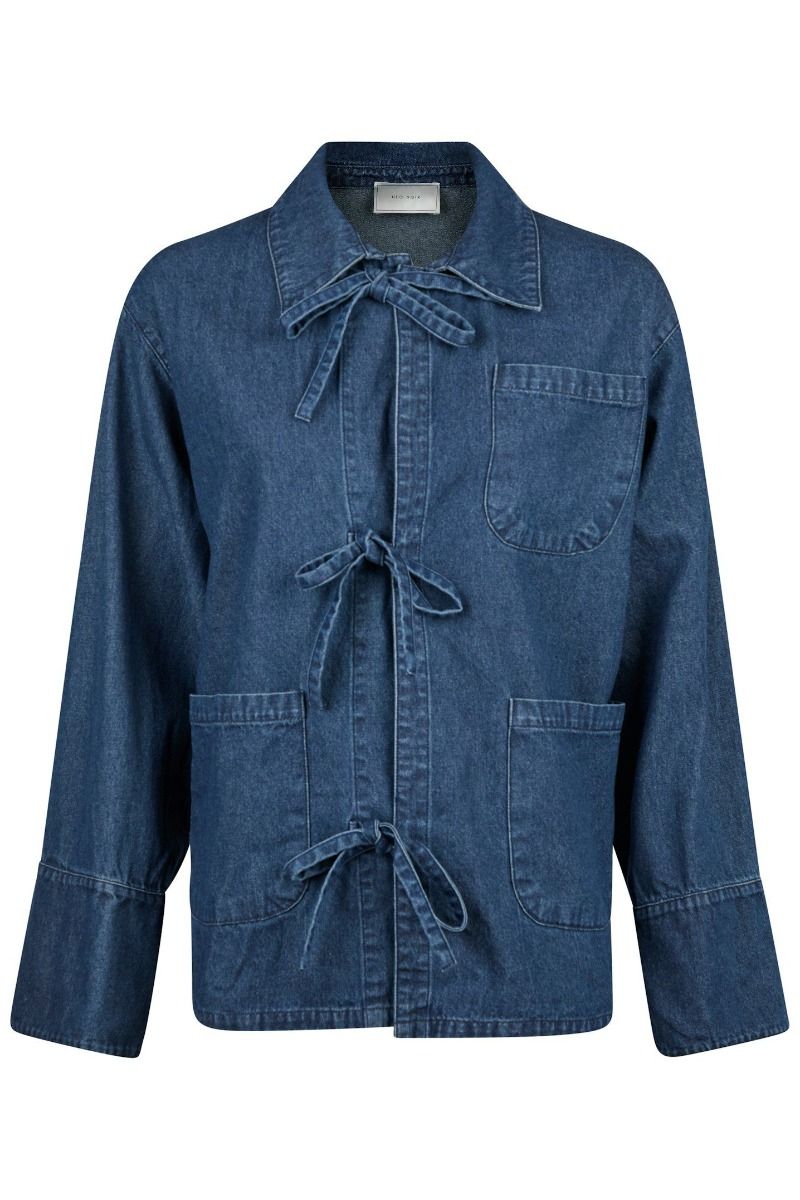 Neo Noir - Skjorte - Starlie Denim Shirt - Dark Blue