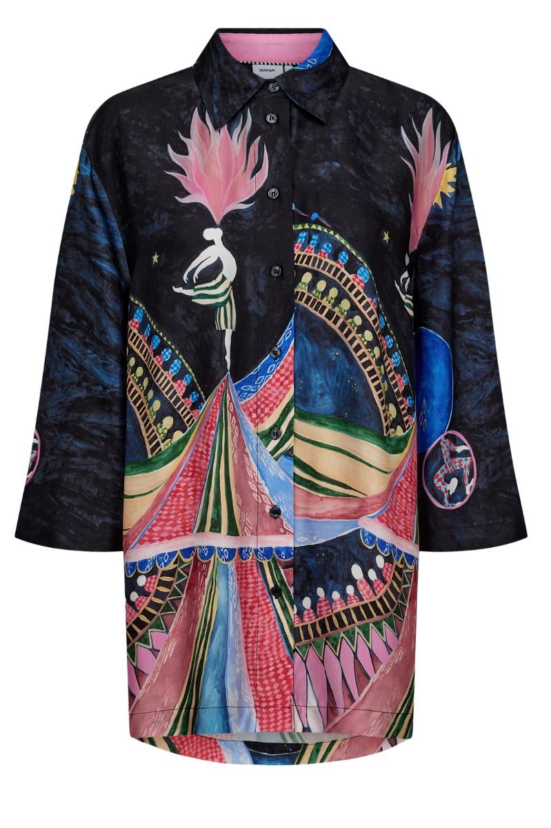 Nümph - Skjorte - Starla Shirt - Obsidian 